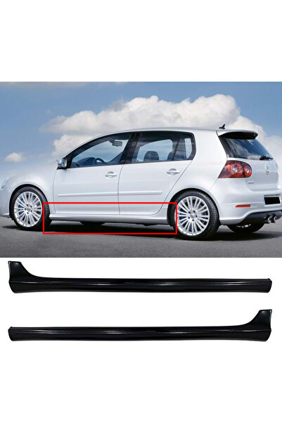 Genel Markalar Vw Golf 5 GTI Yan Marşpiyel Seti Plastik 2 Adet Mat Siyah 2003...