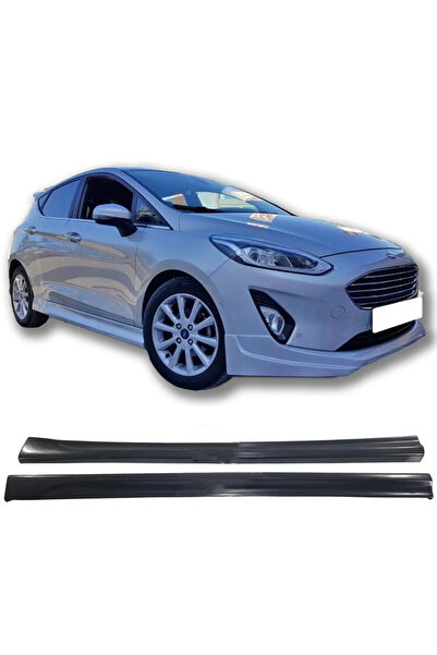 AkmTuning Ford Fiesta Mk7 Yan Marşpiyel Seti Plastik 2 Adet Mat Siyah 2018-2025