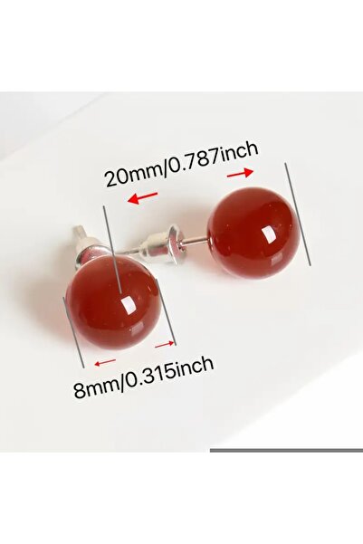 ORGANICYOU Kalain 1 Pair Natural Stone Earrings |   Hypoallergenic Cat Eye Effect & Marble Pattern |   For Women