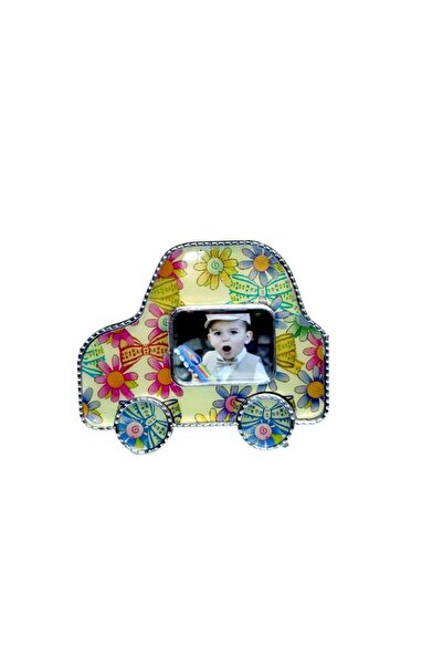 mutlu adım 12 Pcs 9X7Cm Car Frame Photo Frame with Stand Magnet Colorful