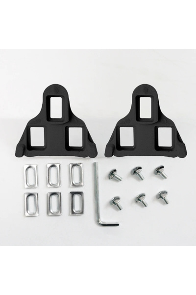 Choice Black Road Bike Pedal Cleat SPD Bicycle Pedals Self-locking Plate Clip...