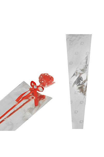 Genel Markalar Üçgen Tek gül Poşeti 5x13x60