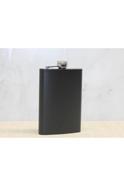 Epilons Single Black 9 oz Flask Alk3897