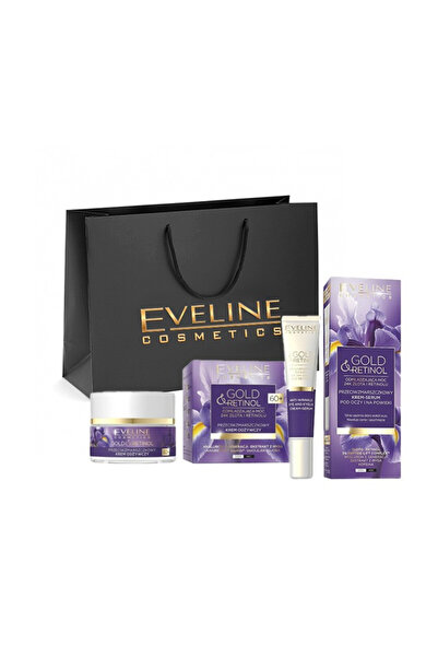Eveline Cosmetics Gift Set Gold And Retinol 60 + Cream, 50 ml + Eye Serum Cre...