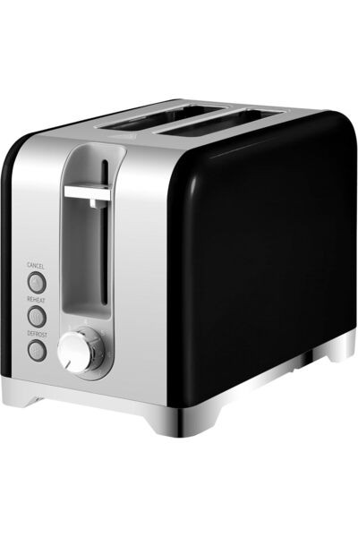 Koolen Limited Line Double Stainless Steel Toaster 930W, Black