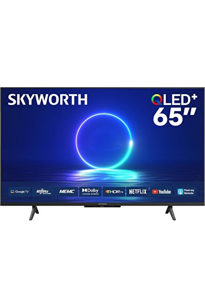 Skyworth 65Q6800H 65-inch QLED 4K UHD Smart Google TV (120Hz, HSR, HDR10, Dolby Audio, Voice Remote)