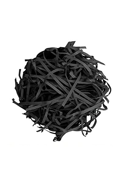 MARKQ حشو ورق ممزق مجعد لتغليف الهدايا، تعبئة وتغليف سلة الهدايا (أسود)