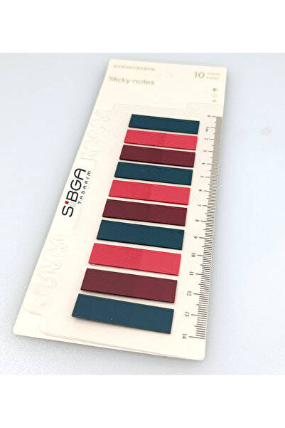 sibga tasarım Transparent Colored Postit Post-it Post It.Bookmark Bookmark Postit Sticker Note Paper 200 Sheets