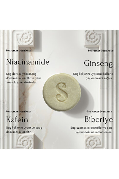 Sipea Root Renew Anti-Hair Loss Solid Shampoo/Women-Men Shampoo