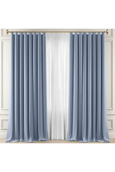 Sendy Home Blue Blackout Curtains, 2 pcs 150x250