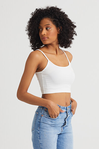 The Base Γυναικείο Πλεονεκτικό Crop Top με λουράκι 5 συσκευασιών