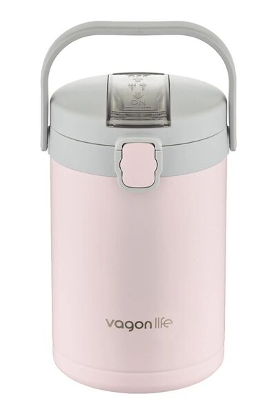 Vagonlife واجون لايف صندوق غداء فولاذي بغرفة واحدة ومقصورتين BL10089 2100 مل