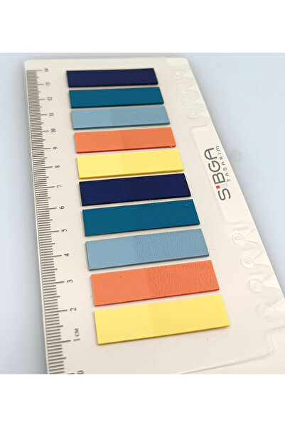 sibga tasarım Transparent Colored Postit Post-it Post It.Bookmark Bookmark Postit Sticker Note Paper 200 Sheets