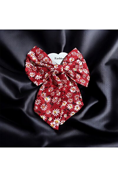 Store Daisy Patterned Fabric Automatic Bow Buckle