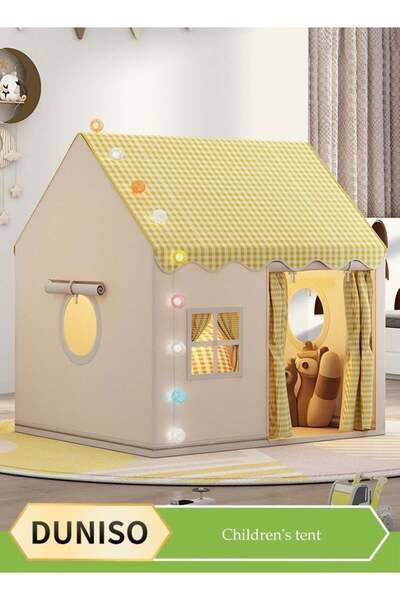 DUNISO خيمة لعب كبيرة للأطفال للاستخدام الداخلي والخارجي - بيت لعب محمول على ...