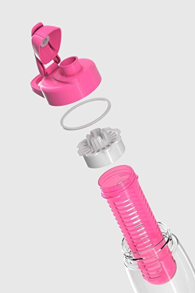 Renga Lidya 730 ml Tritan Detox Flask with Strainer 911027 Fuchsia