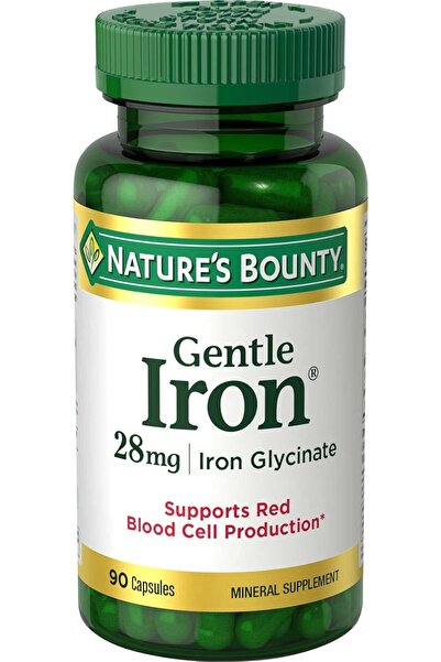 Nature's Bounty Gentle Iron 28 mg - 90 Capsules