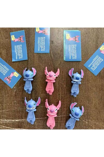 est-co ملصق صغير على شكل شخصية سوني أنجل هيبيرز ليلو وستيتش، إكسسوار للهواتف ...