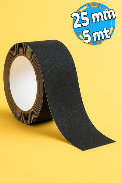 Kamataş Merdiven Zemin Halı Kaydırmaz Bant 25mm x 5 mt