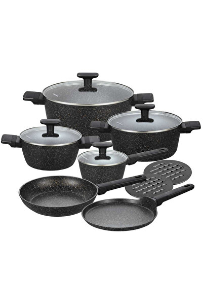 Other KLAUSBERG KB-7830 SET DE VASE DE GĂTIT DIN MARMURĂ, CU 12 PIESE