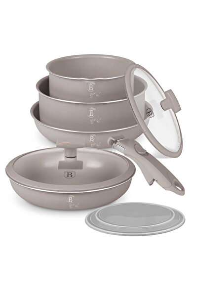 Other SET DE VASE DE GĂTIT DIN TITAN 9 PIESE BERLINGER HAUS BH-8255 GRĂTAR