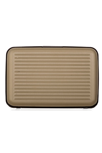 Acuatian Aluminum Credit Card Holder – 2 Compartments, Magnetic Protection, Stylish and Durable Metal Wallet