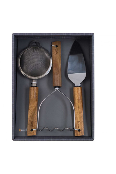 Other HUSLA WOODEN KITCHEN UTENSILS SET 3 PIECES