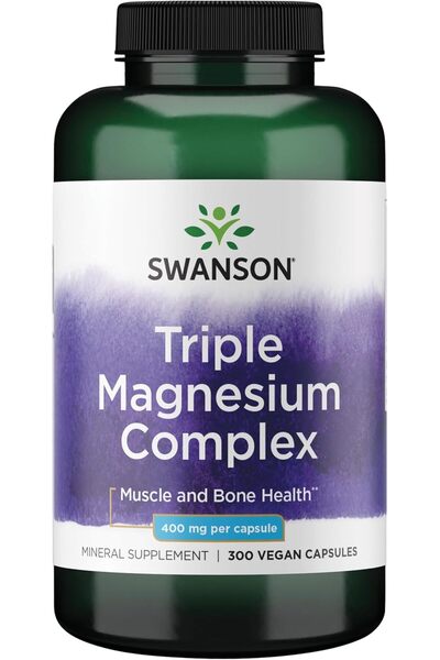 SWANSON Triple Magnesium Complex - 400 mg - 300 Capsules