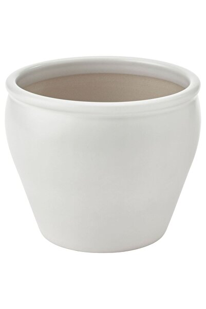 hobiurun Beton saksı, beyaz, 15 cm