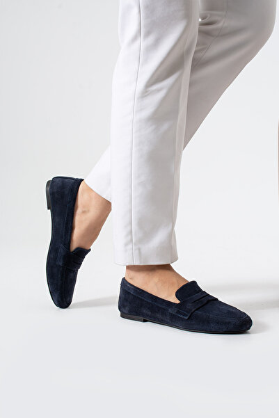 Bufu Lacivert Gerçek Süet & Deri Loafer Şıklığın En Sakin Hâli