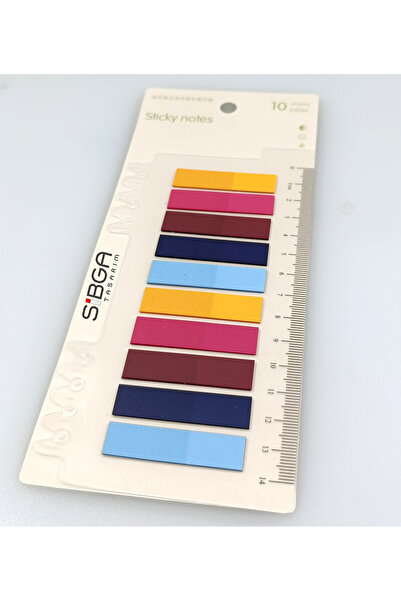 sibga tasarım Transparent Colored Postit Post-it Post It.Bookmark Bookmark Postit Sticker Note Paper 200 Sheets