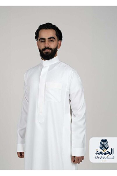 AL ASEEL GAME Authentic men's thobe with zipper