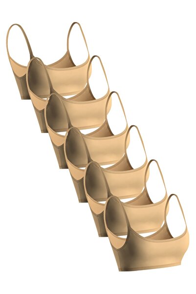 Öts Premium σουτιέν προπόνησης για κορίτσια 6 τεμαχίων - Σε κουτί δώρου, βαμβακερό ύφασμα, εξαιρετικά μαλακό, ελαστικό και