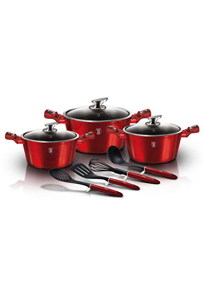 Other BERLINGERHAUS BH-6150 BURGUNDY COOKWARE SET