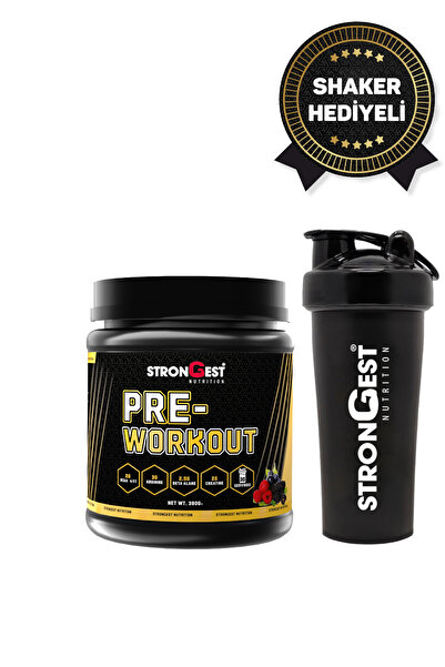 STRONGEST Pre-Workout 390 Gr 30 Servis Kırmızı Orman Meyve Aromalı