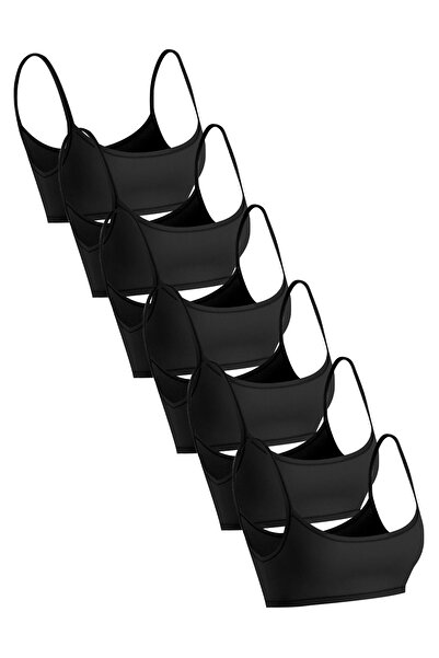 Öts Premium σουτιέν προπόνησης για κορίτσια 6 τεμαχίων - Σε κουτί δώρου, βαμβακερό ύφασμα, εξαιρετικά μαλακό, ελαστικό και