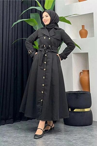 Tesettür Diyarı طقم نسائي من قطعتين يتكون من معطف وتنورة للحجاب