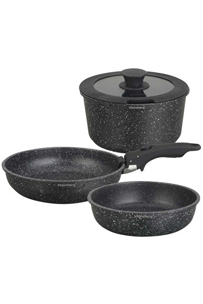 Other SET DE 5 VASE DE GĂTIT DIN MARMURĂ KLAUSBERG KB-7858