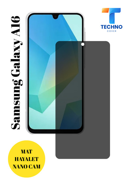 tcover Samsung A16 Mat Hayalet Nano Cam Darbelere Karşı Dayanıklı Esnek Nano ...