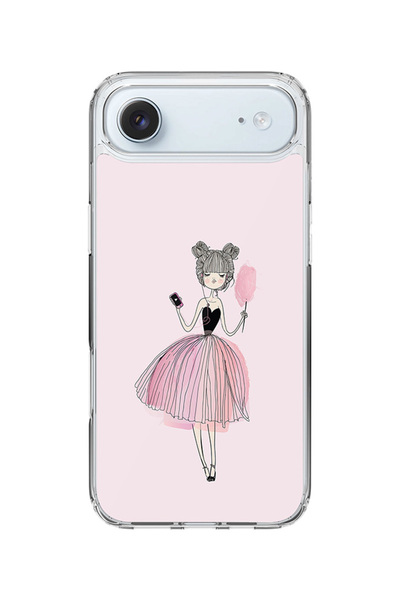 Stylizedd جراب MagSafe كلاسيكي شفاف لهاتف iPhone Air، غطاء شفاف ناعم هجين - L...