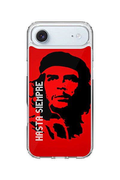 Stylizedd جراب MagSafe كلاسيكي شفاف لهاتف iPhone Air، غطاء شفاف ناعم هجين - Hasta Sempre