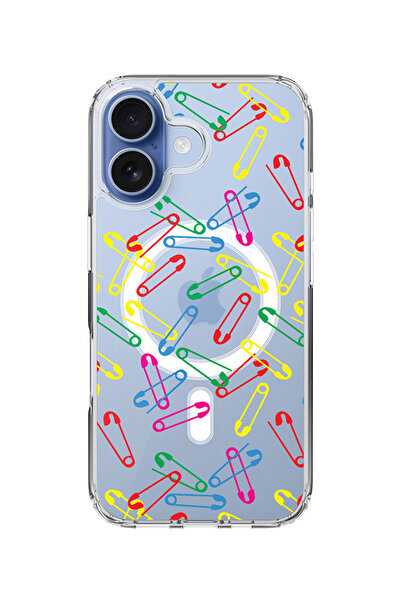 Stylizedd جراب MagSafe كلاسيكي شفاف لهاتف iPhone 17، جراب هجين ناعم مرن شفاف ...