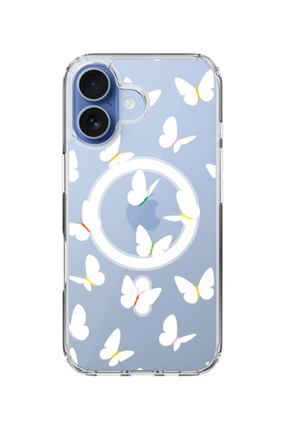 Stylizedd جراب MagSafe كلاسيكي شفاف لهاتف iPhone 17، غطاء شفاف ناعم هجين - فر...