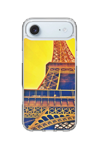 Stylizedd جراب MagSafe كلاسيكي شفاف لهاتف iPhone Air، غطاء شفاف ناعم هجين - باريس هايتس