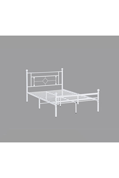 DEC4 Modern iron bed, medium size, in two attractive colors