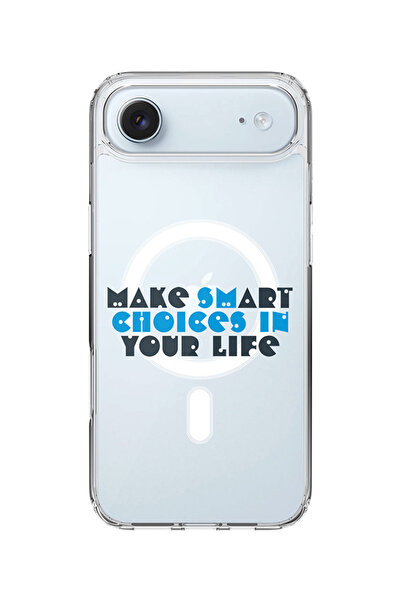 Stylizedd جراب MagSafe كلاسيكي شفاف لهاتف iPhone Air، غطاء شفاف ناعم هجين - ا...