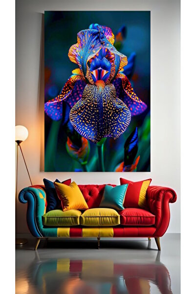 özkacar FLORI COLORATE 1 Tablou pe pânză pentru decorarea casei, perete, salo...