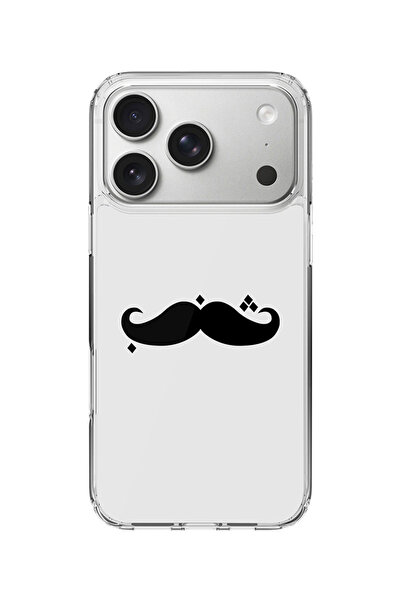 Stylizedd جراب ماج سيف كلاسيكي شفاف لهاتف آيفون 17 برو، جراب هجين ناعم مرن شفاف - شنب