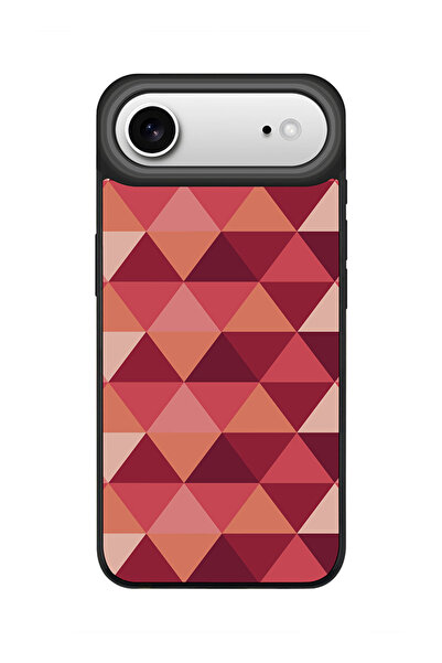 Stylizedd جراب iPhone Air، [متوافق مع MagSafe] جراب هاتف مغناطيسي رفيع - مثلثات مقلوبة