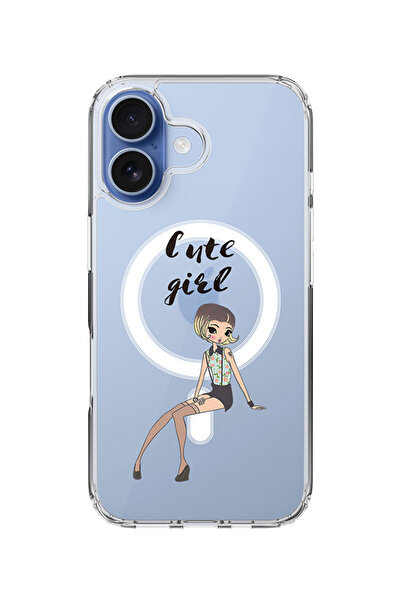 Stylizedd جراب MagSafe كلاسيكي شفاف لهاتف iPhone 17، غطاء شفاف ناعم هجين - فت...